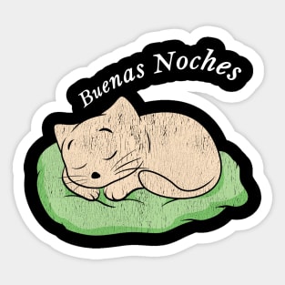 Buenas Noches Sticker